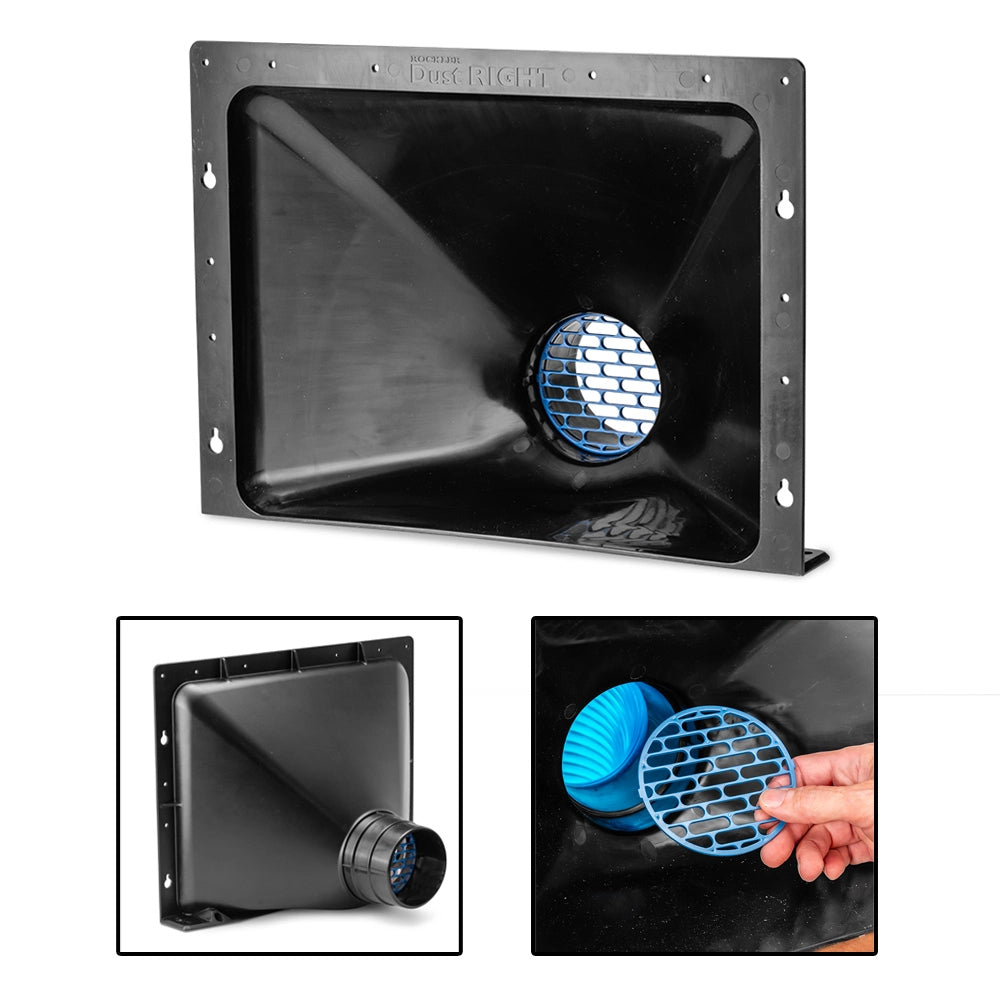 Dust Right Mountable Dust Hood, 14-3/4'' x 11-1/4'' Opening