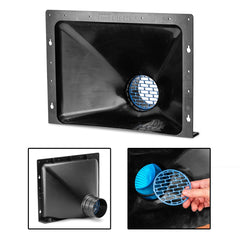 Dust Right Mountable Dust Hood, 14-3/4'' x 11-1/4'' Opening