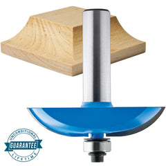 2-1/2" D x 1/2" H x 1/2" Shank Rockler Cove Horizontal Raised Panel Bit