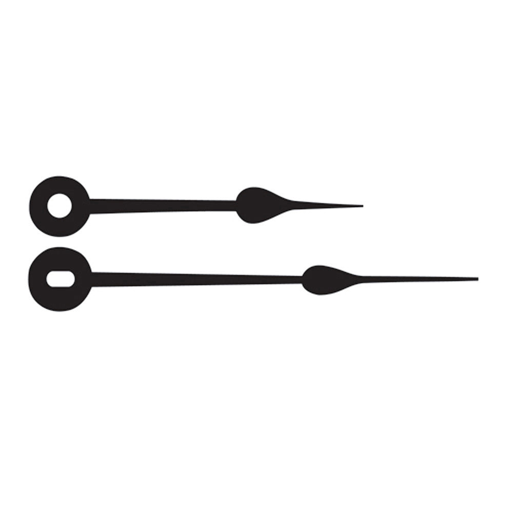 3-7/16" Black Clock Hands (set)