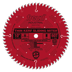Freud LU91R010 10'' x 60T Thin Kerf Sliding Compound Miter Saw Blade