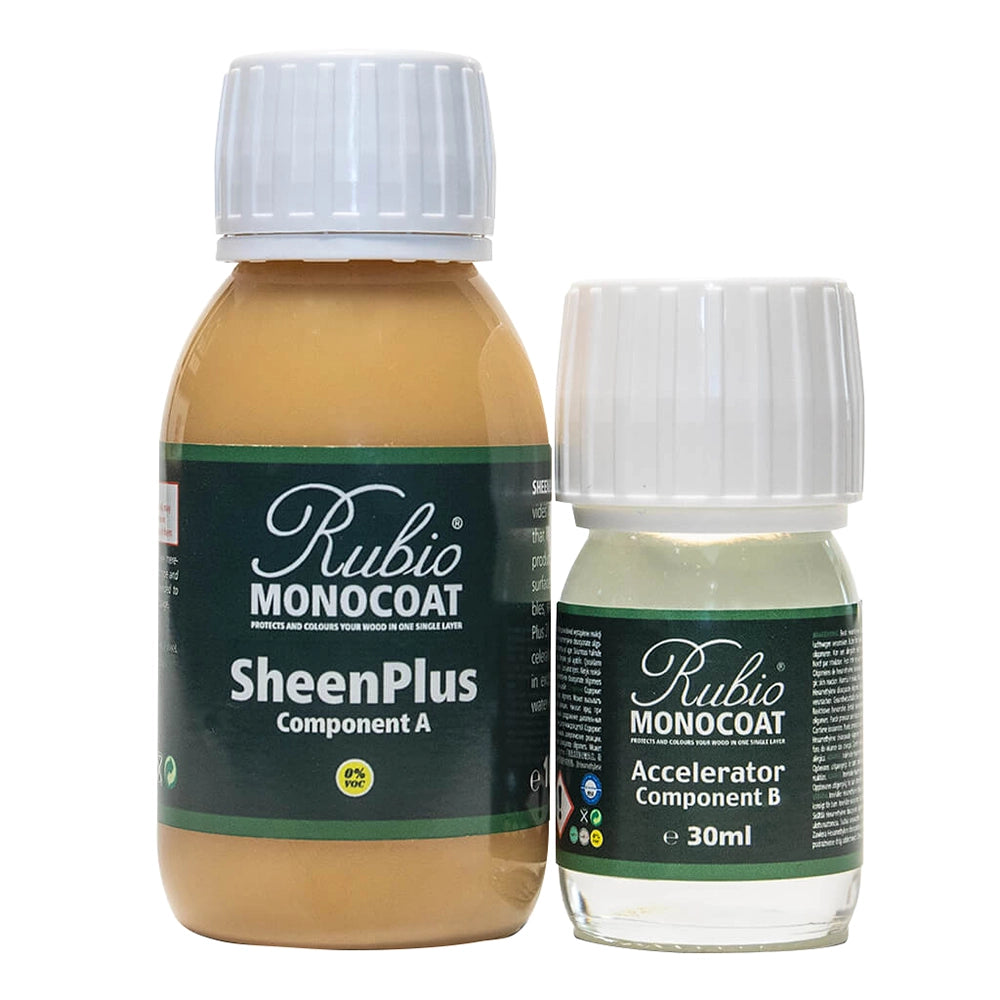 Rubio Monocoat SheenPlus Wood Finish Combo Kit, 130ml