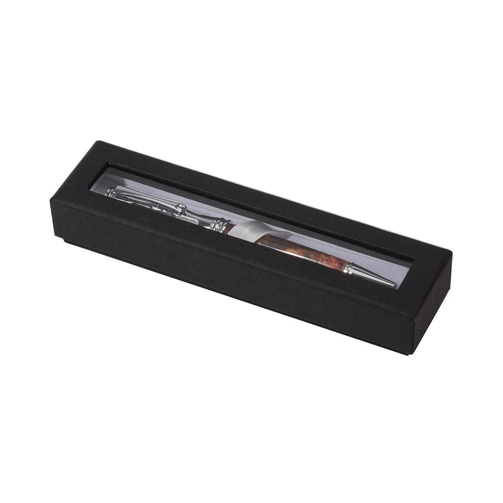 Textured Linen Window Pen Box
