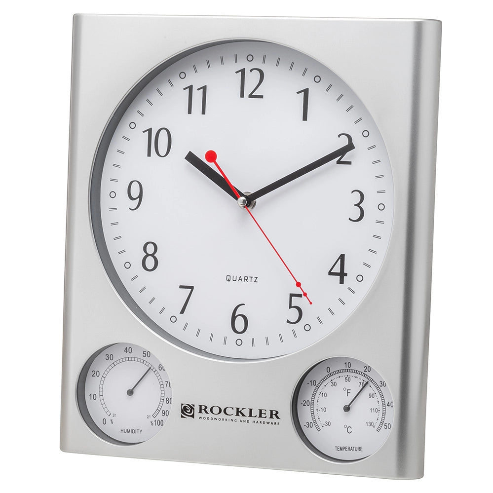 Rockler Weather Station Wall Clock