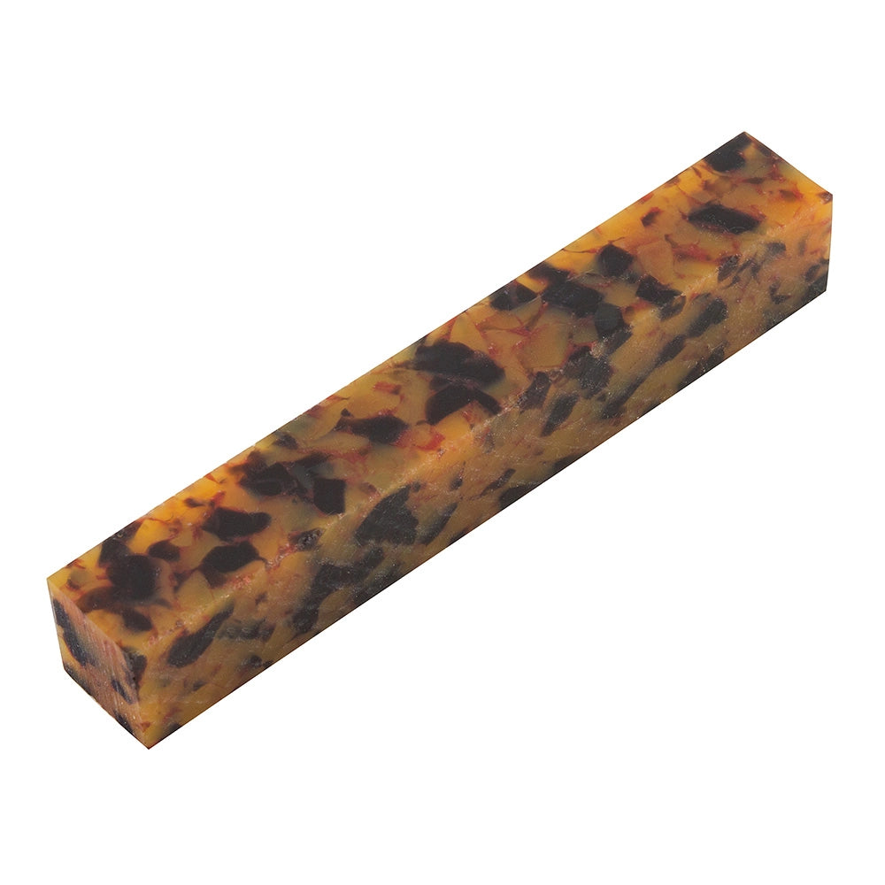 Tortoise Shell Acrylic Acetate Pen Blank