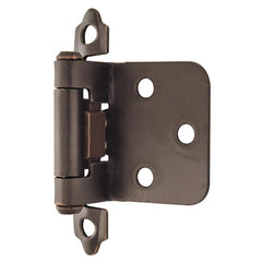 Variable Overlay Self-Closing Face-Mount Cabinet Hinges (3429), Oil-Rubbed Bronze