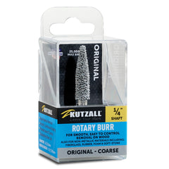 Kutzall Original - Taper Burr, 1/4'' Shaft, Head Diameter 1/4'' X Head Length 1-3/4'', Coarse