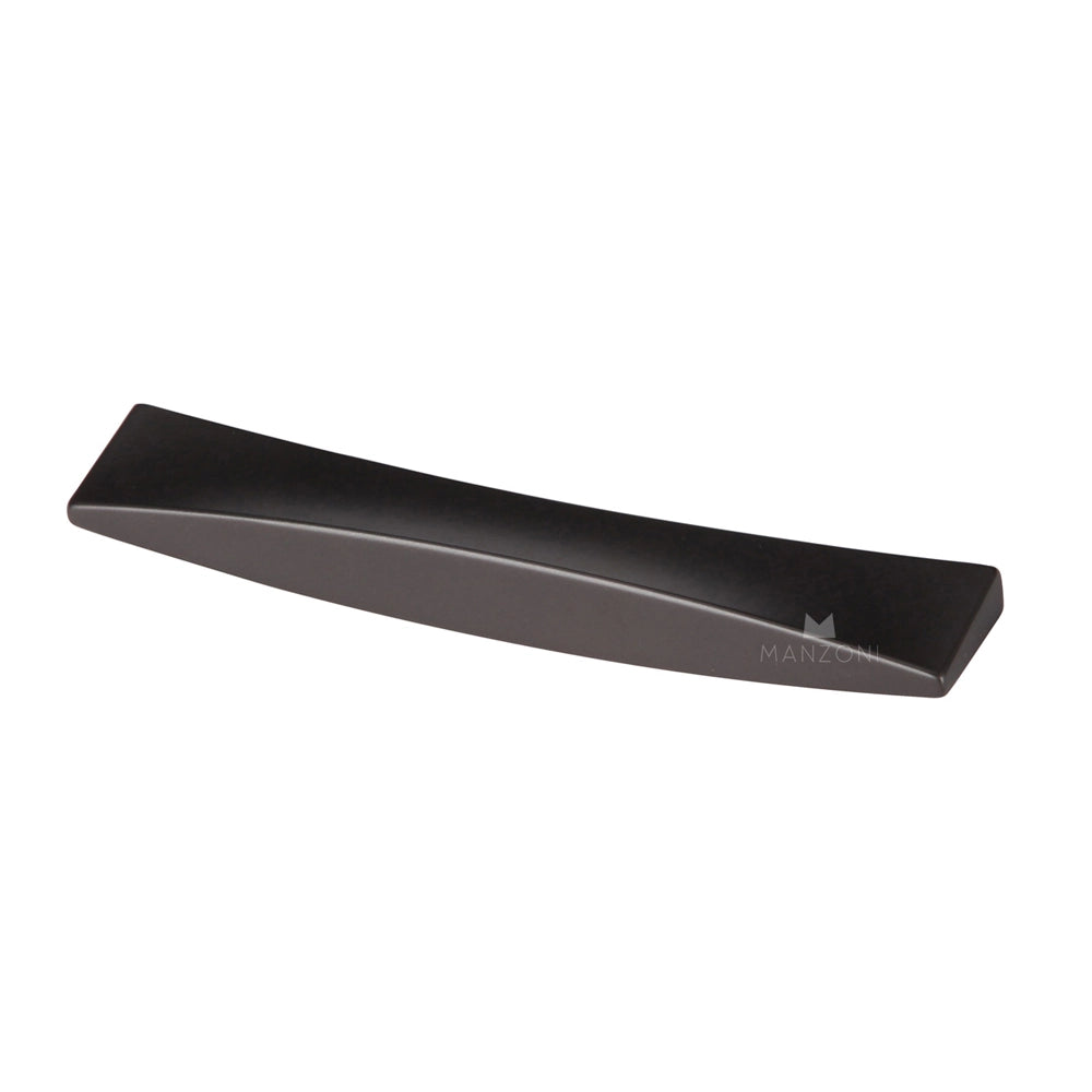 6-7/8''  Leaf Cabinet Pull, Satin Black