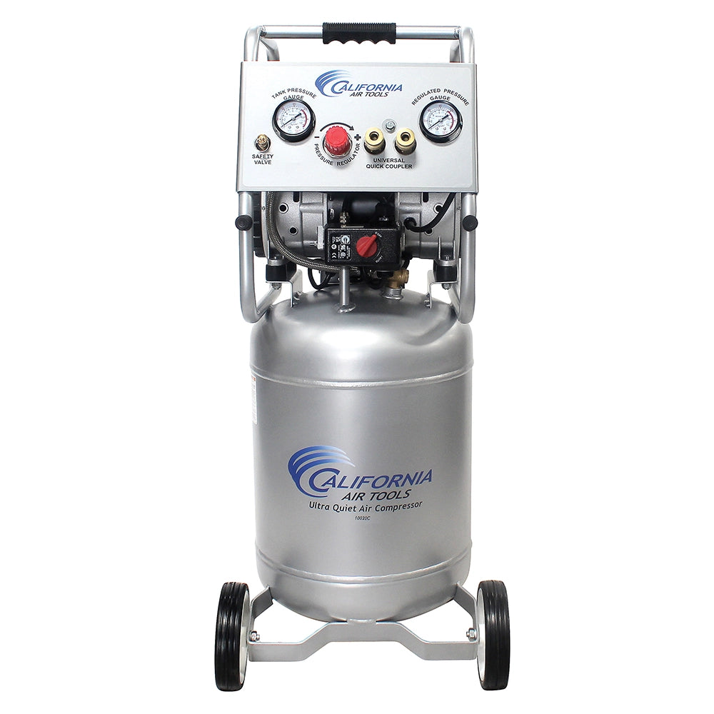 California Air Tools Ultra Quiet Air Compressor 10020C, 2HP, 10-Gallon Steel Tank