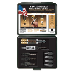 Montana Quick-Change Countersink Drill Bit/Driver Bit Set