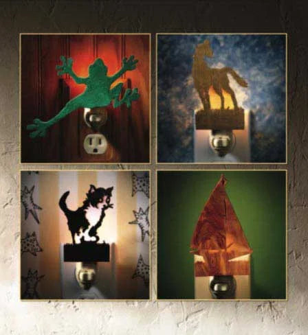 Scroll-Sawn Nightlights Downloadable Plan