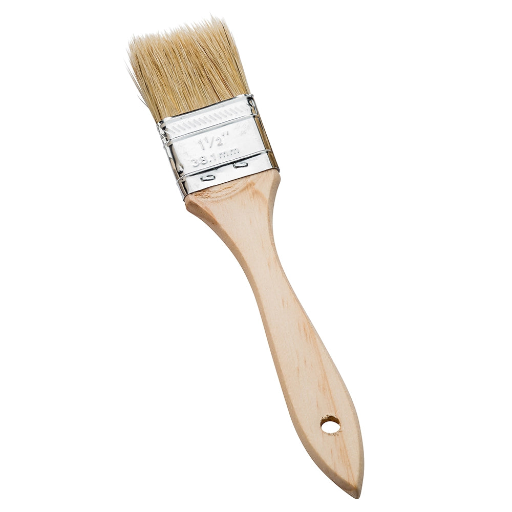 1-1/2'' White Bristle Chip Brush