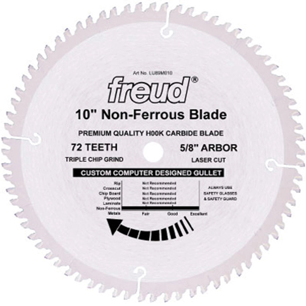 8" x 58T Freud Industrial Thick Non-Ferrous Metal Blade (LU89M008)