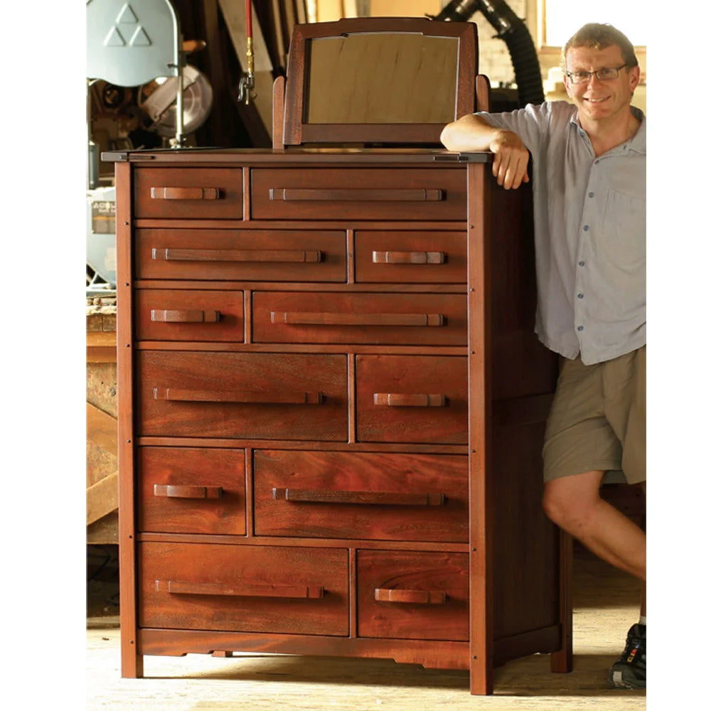 Greene & Greene Inspired Dresser Downloadable Plan