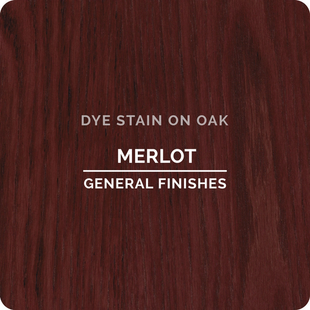 General Finishes Water Based Dye Stain, Merlot, Pint