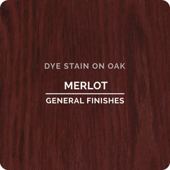 General Finishes Water Based Dye Stain, Merlot, Pint