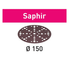 50-Grit 6'' Festool Saphir D150 Abrasive Discs, 25-Pack (575196)