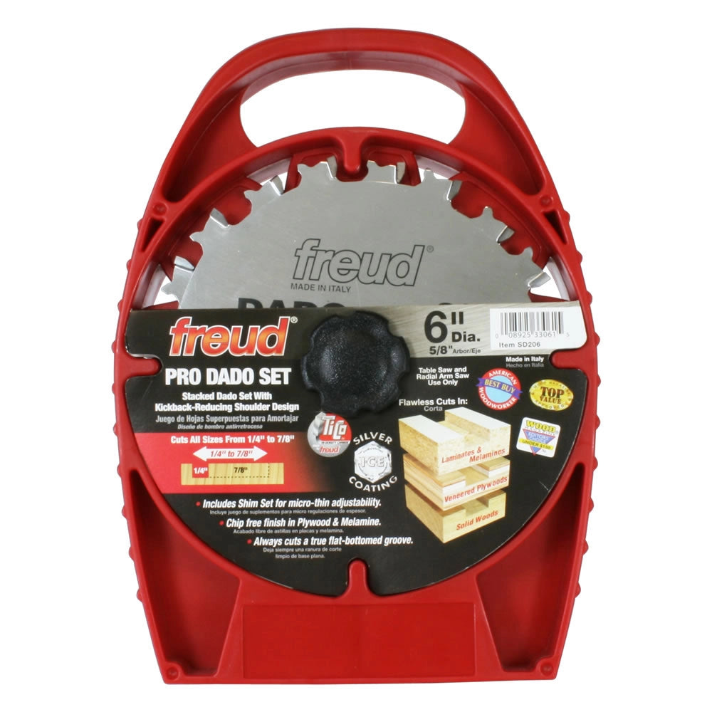Freud 6" Professional Dado Set (SD206)