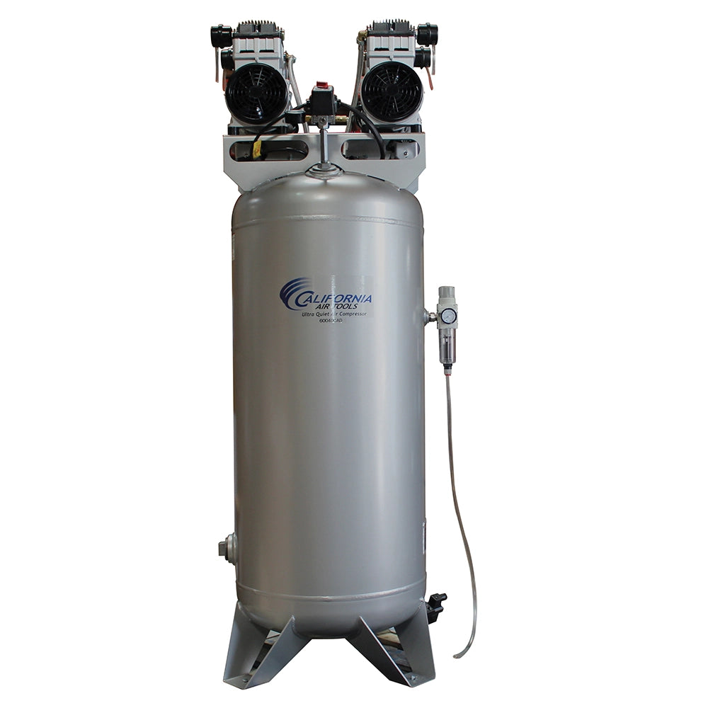 California Air Tools Ultra Quiet Air Compressor 60040CAD with Automatic Drain Valve, 4HP, 60-Gallon