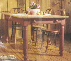 Old-Fashioned Farm Table Downloadable Plan