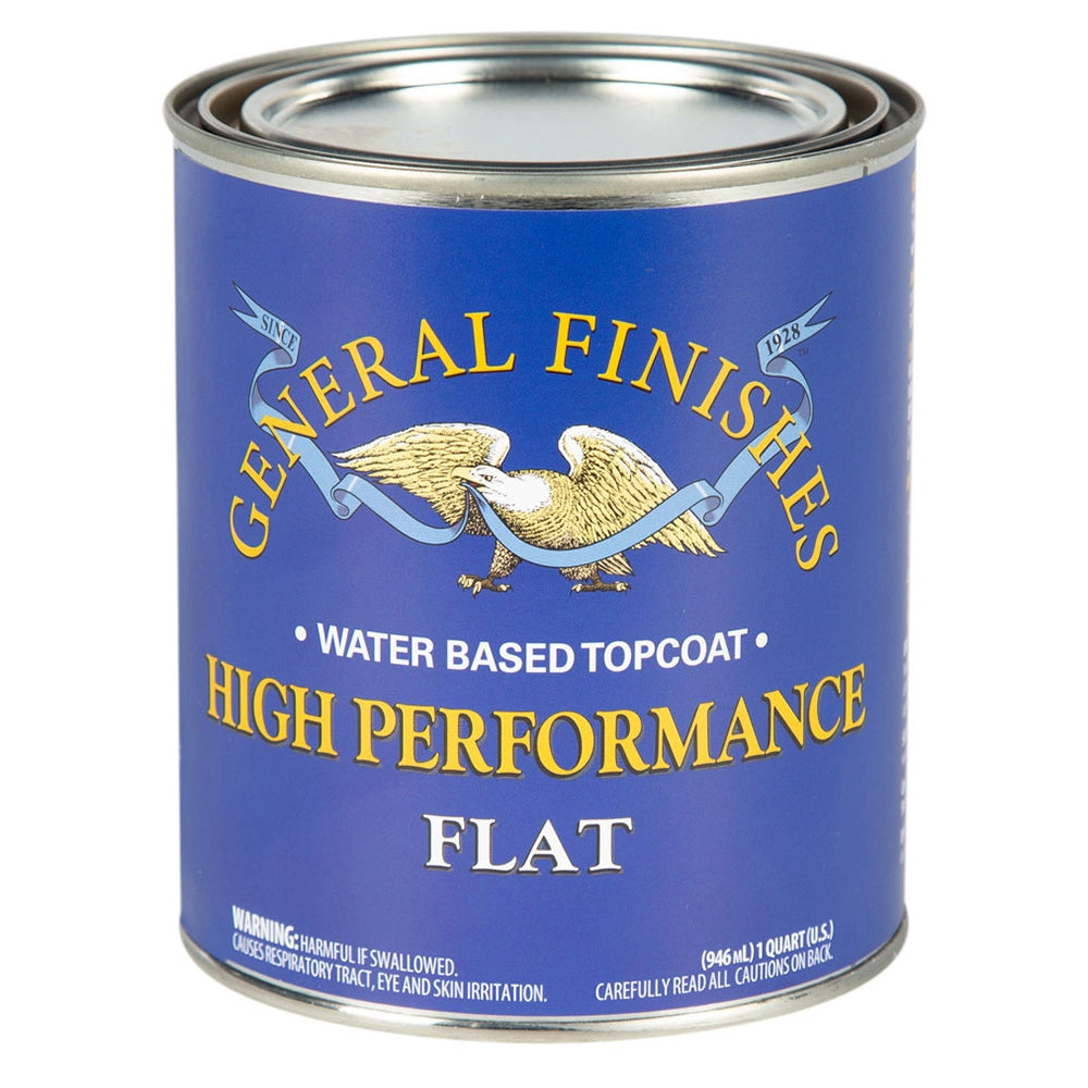 General Finishes High Performance Water-based Top Coat Flat, Pint
