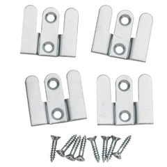Extra-Thin Flush Mount Brackets, 1'' x 1''