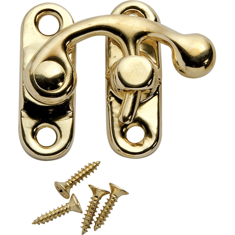 Decorative Swing Latch, Brass