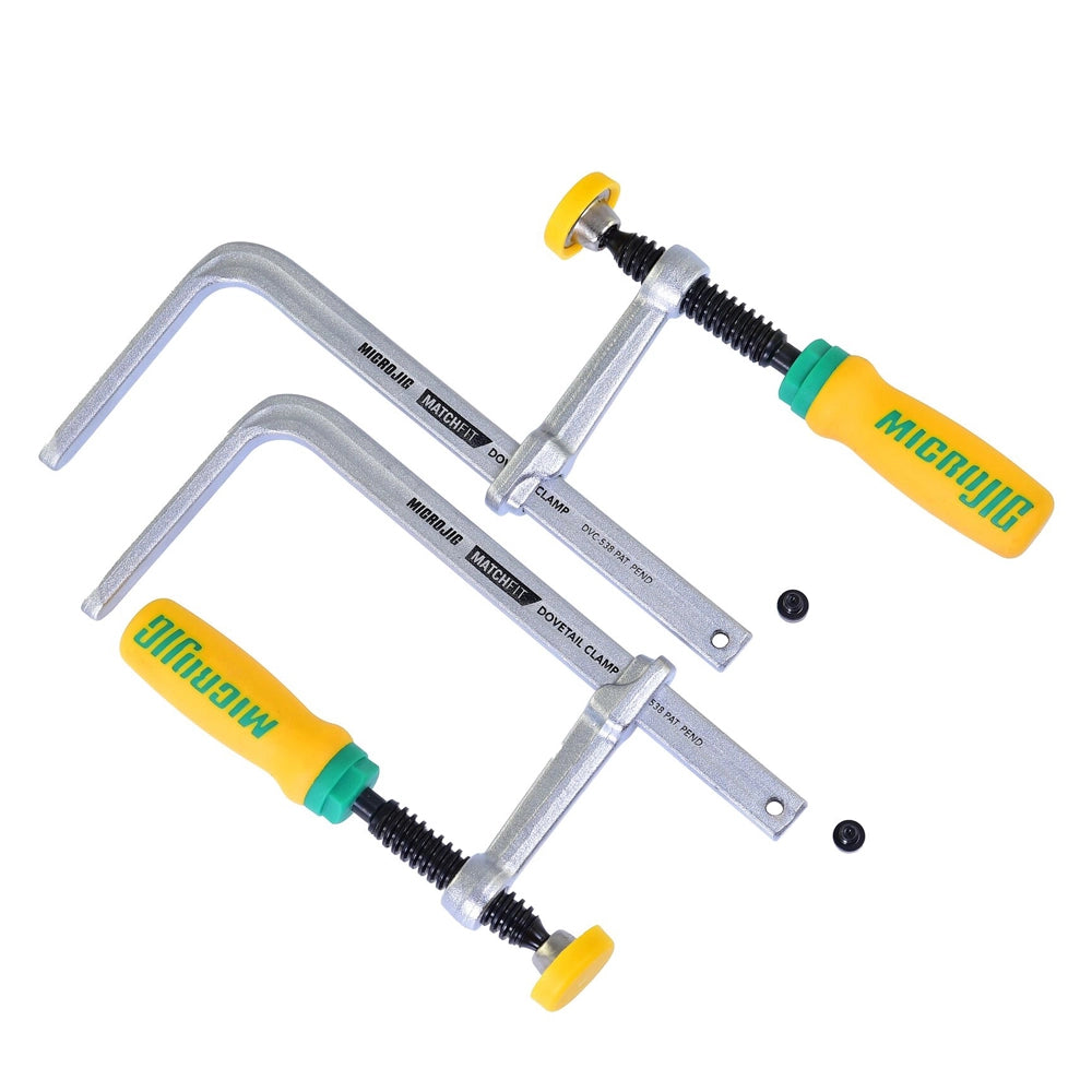 Micro Jig MatchFit Dovetail Clamps, Pair