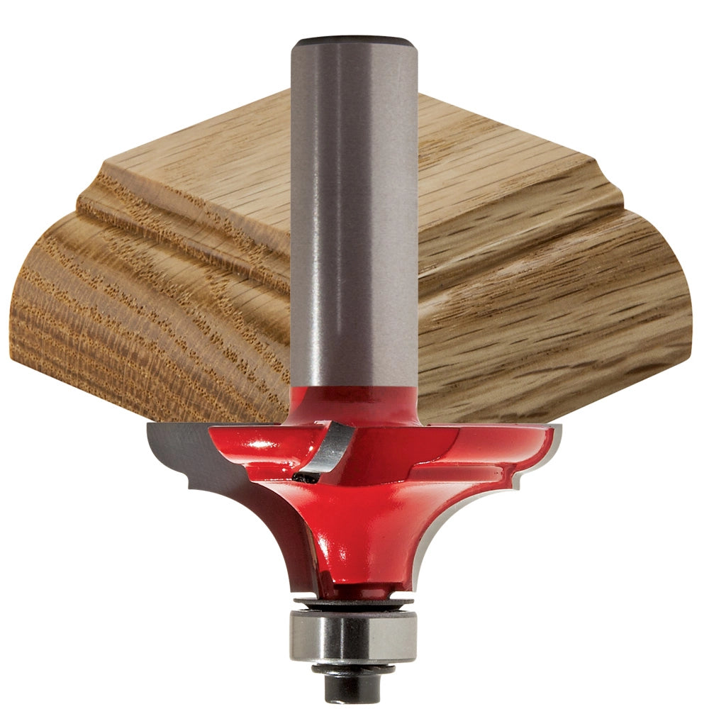 Freud® 99-011 Quadra-Cut™ Table Top Classical Bold Router Bit - 1-5/8" Dia x 5/8" H x 1/2" Shank