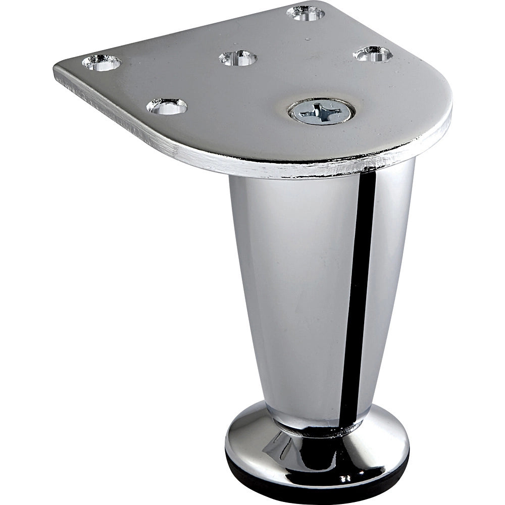 Chrome Corner Leg - 6-1/4" High
