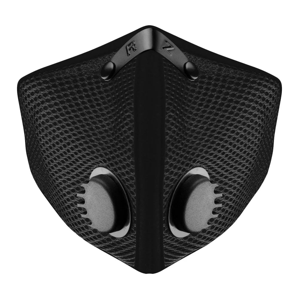 Large M2.5 Dual-Strap Mesh Face Mask, Black