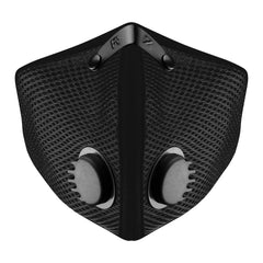 Large M2.5 Dual-Strap Mesh Face Mask, Black