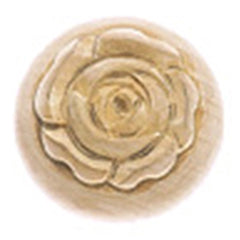 Rubberwood Rose Pull