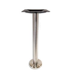 Bolt-Down Stainless Steel Table Base/Pedestal, Table Height