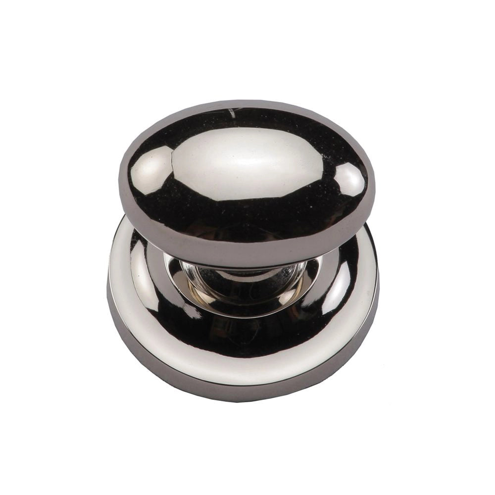 1-1/4''  Egg Cabinet Knob on Rose, Dark  Oil-Rubbed