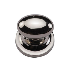 1-1/4''  Egg Cabinet Knob on Rose, Dark  Oil-Rubbed