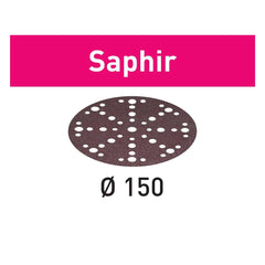 36-Grit 6'' Festool Saphir D150 Abrasive Discs, 25-Pack (575195)