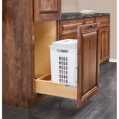 Rev-A-Shelf- Hamper Bottom Mount with Removable Polymer Bin for Bathroom/Vanity - 24 in.