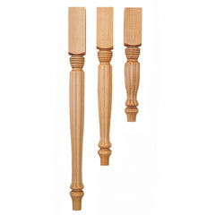 29" Maple Country French Table Leg