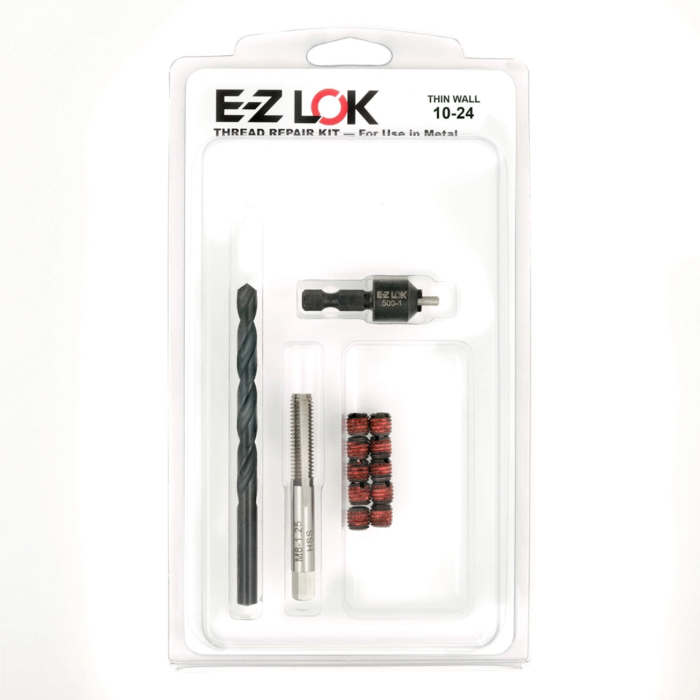 E-Z LOK Thread Repair Kit for Metal - Thin Wall - 10-24 x 5/16-18