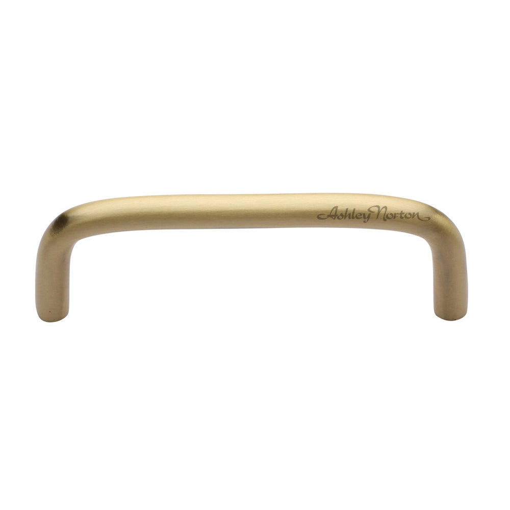 3-3/4''  Wire Cabinet Pull, Satin Brass