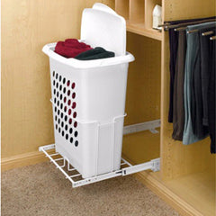Pullout Hamper w/Tall Polymer Basket, Rev-a-Shelf HPRV Series