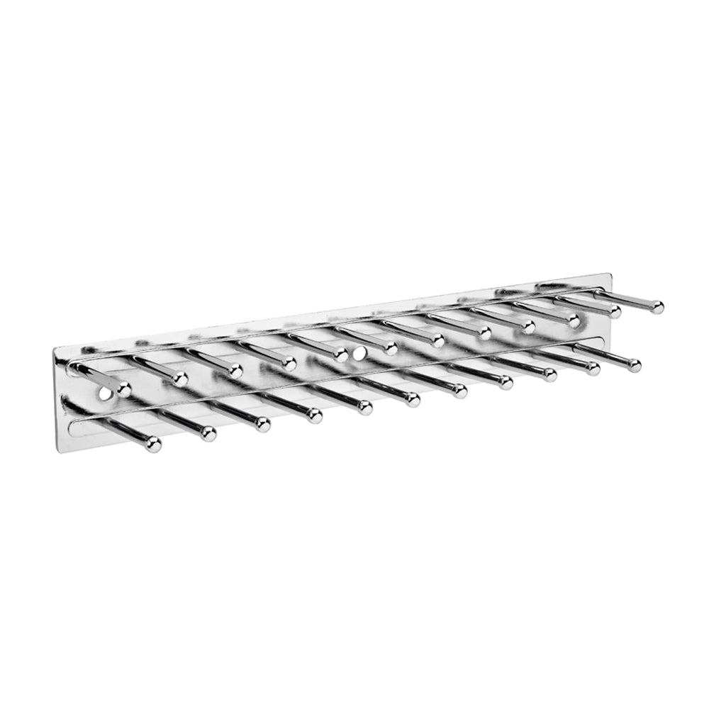 Tie Organizer Wall Mounted for Closet - 12 in. Oil Rubber Bronze