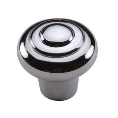 1-1/4''  Beaded Cabinet Knob, Polished Chrome