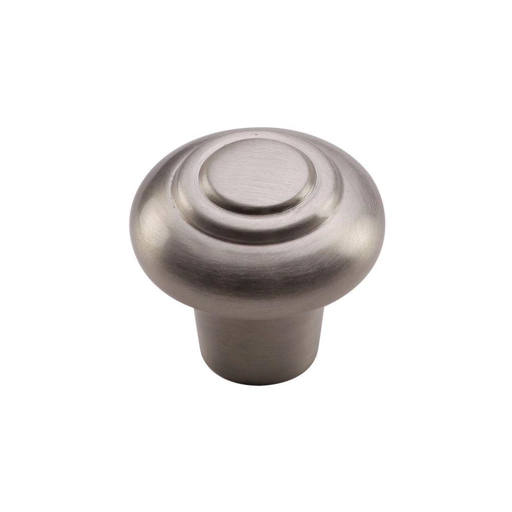 1-1/4''  Beaded Cabinet Knob, Satin Nickel