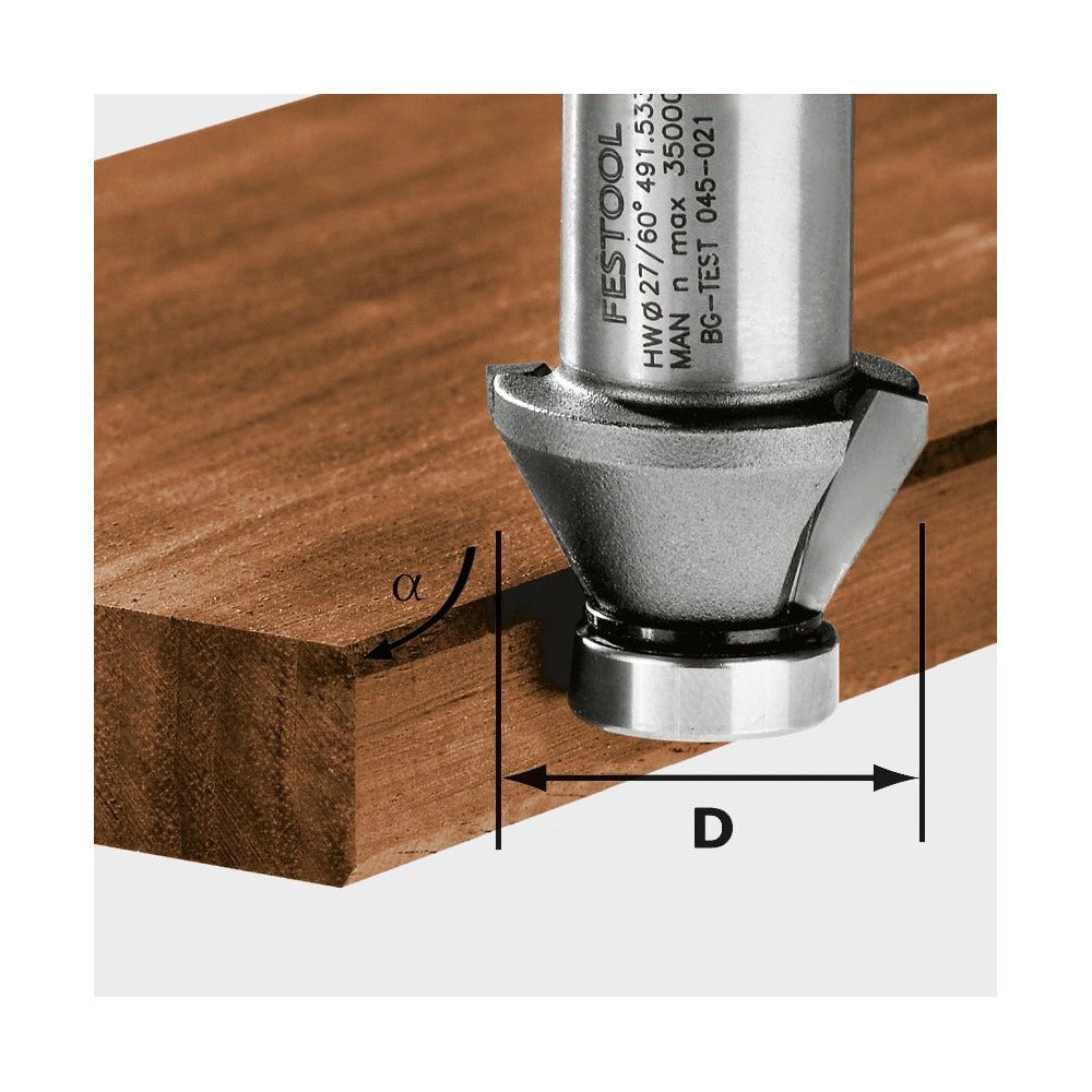 Festool Chamfer Cutter HW 45°-OFK 500 (490090)