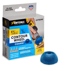 Kutzall Extreme - 1-3/4'' Contour Wheel, 3/8'' Bore, Coarse