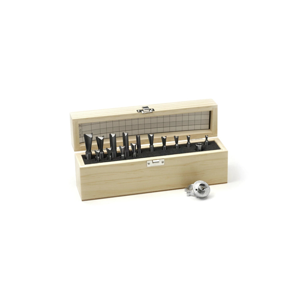 Leigh 12-Pc. 8mm & 1/2" Bit Set for D4R