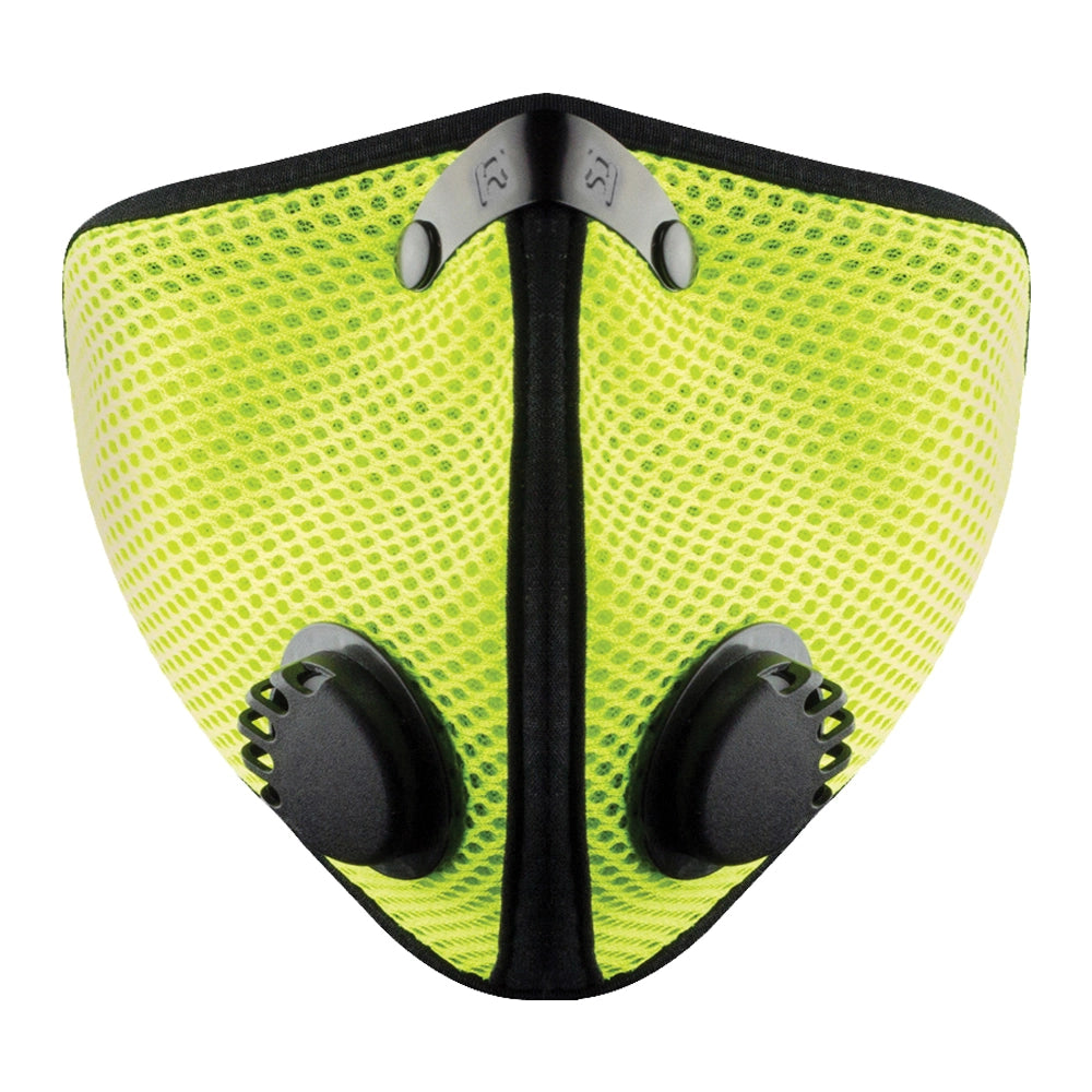 Large M2 Mesh Face Mask, Safety Green