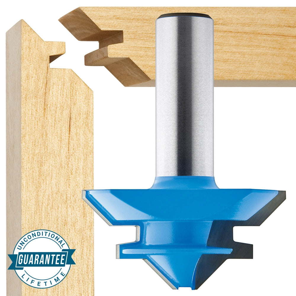 1-3/4" D x 3/4" H x 1/2" Shank Rockler Lock Miter Bit